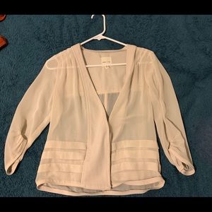 Urban outfitters snap front sheer cardigan